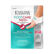 Eveline Foot Care Med+ Professional Exfoliating Sheet Mask S.O.S For Heels 1 Pair