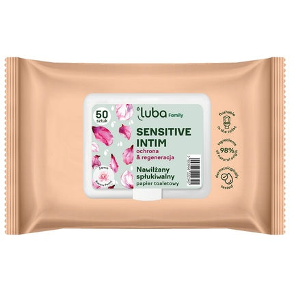 Luba Family Sensitive Intimate Moist Toilet Paper 50 Sheets