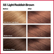 Revlon ColorSilk Permanent Hair Colour – 55 Light Reddish Brown 60ml