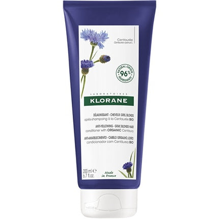 Klorane Centaurea Conditioner 200ml Neutralizing Yellow Tones Bio Cornflower