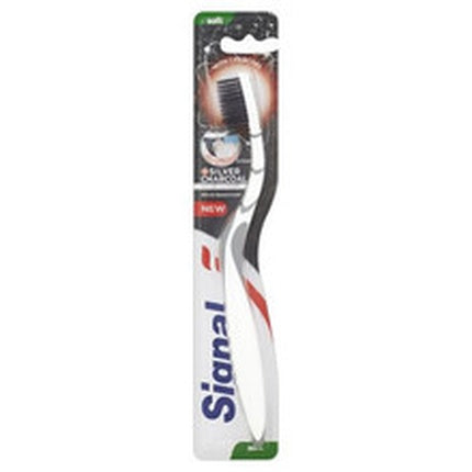 Signal Silver Charcoal Soft Toothbrush