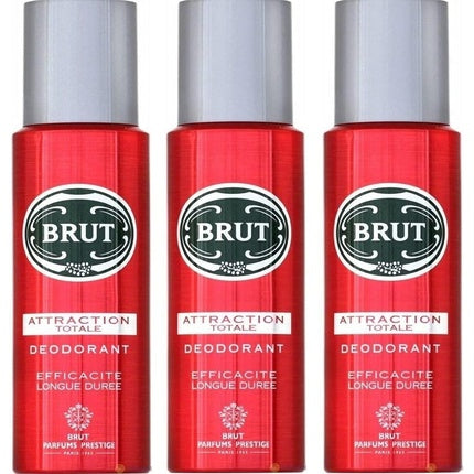 Brut Attraction Totale Men's Deodorant Spray 200ml