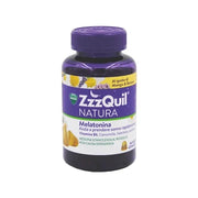 Procter & Gamble Vicks Zzzquil Natura Natural Sleep Supplement With Melatonin 60 Gummy Tablets Mango & Banana Flavor