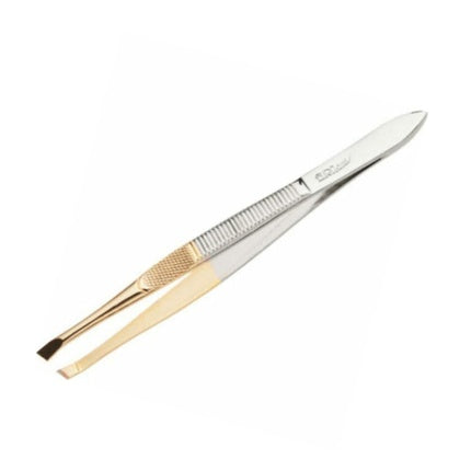 Eurostil Eurostil Golden Tip Tweezers 8cm 1 Unit