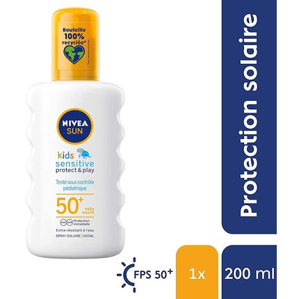 NIVEA Sun Kids Sensitive Protect & Play Sunscreen Spray SPF 50+ 200ml