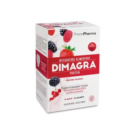 PromoPharma Dimagra Protein Dietary Supplement Red Fruits