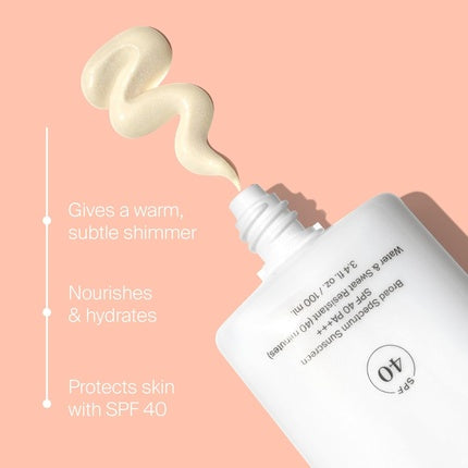 Supergoop Glowscreen Body SPF 40 34 Fl Oz Body Lotion