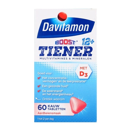 Davitamon Boost 12 Strawberry Chewable Tablets