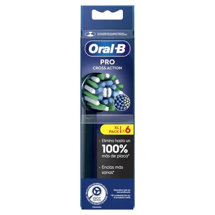 Oralb Oralb Pro Cross Action Black Refill 6 Units