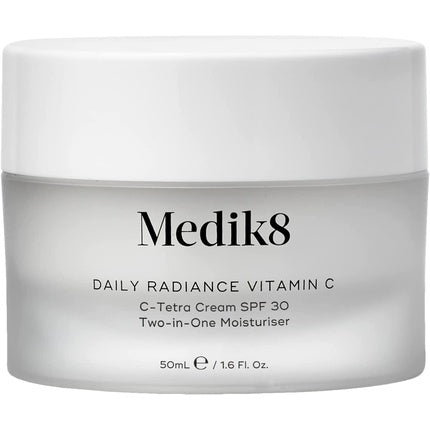 Medik8 Daily Radiance Vitamin C C-Tetra Cream SPF 30 Two-in-One Moisturiser 50ml