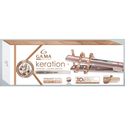 Gama Starlight Keration Gi0108 Professional Hair Straightener With Ceramic Plates