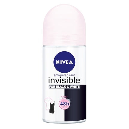 Nivea Invisible For Black & White Clear Antiperspirant Ball Antiperspirant 50ml