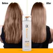 GK HAIR Global Keratin Moisturizing Shampoo 33.8 Fl Oz/1000ml - For Dry and Damaged Hair - Women and Men's Shampoo