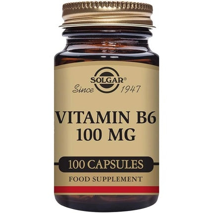 Solgar Vitamin B6 Vegetable Capsules 100mg 100 Count