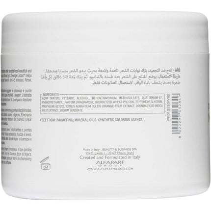 Alfaparf Milano Precious Nature Long & Straight Hair Mask 500ml Pear and Orange