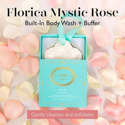 Spongelle Florica Collection Body Wash Infused Buffer Mystic Rose