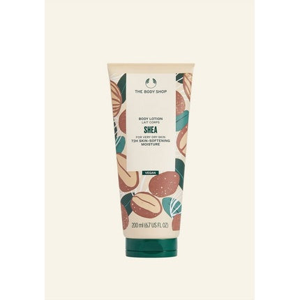 The Body Shop Shea Body Lotion for Very Dry Skin 72H Skin-Softening Moisture Vegan 200ml