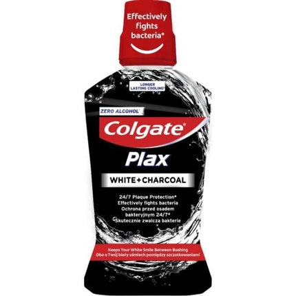 Colgate Plax White+Charcoal Mouthwash 500ml