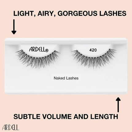 ARDELL Naked Lashes Real Hair Eyelashes Original Style 420 - Without Eyelash Glue