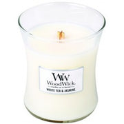 Woodwick White Tea Jasmine Scented Candle