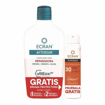 Ecran Ecran Aftersun Milk 400ml Sunnique Spf30 Spray 75ml