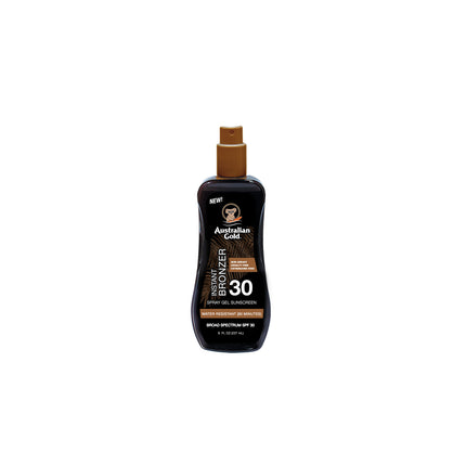 Australian Gold Sunscreen Spray Gel With Instant Bronzer Spf 30 - 237 Ml