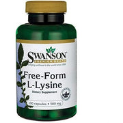 L-Lysine Free Form 100 Capsules 500mg