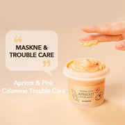 Skinfood Apricot Trouble Care Mask 120g - Facial Pore Clearing and Body Skin