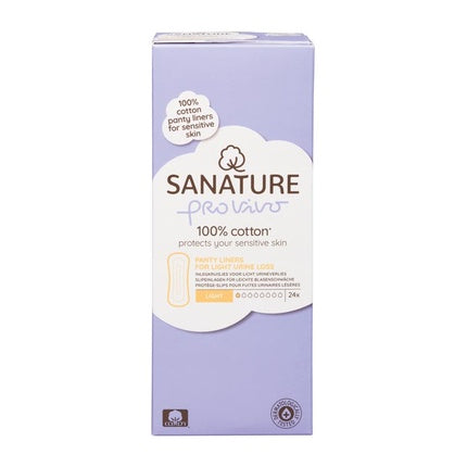 Sanature Pro Vivo Cotton Incontinence Liners Light