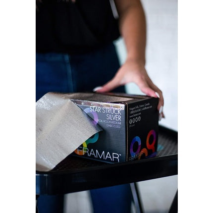 Framar Silver Embossed Roll Hair Foil for Highlighting 320ft