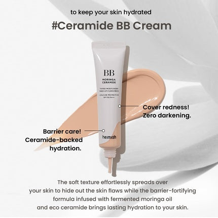 Heimish Moringa Ceramide BB Cream SPF 30 PA++ 30ml 21 Light Beige