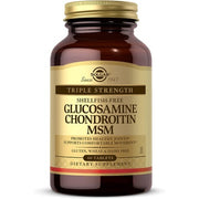 Solgar Extra Strength Glucosamine Chondroitin MSM Tablets - Bone, Joint, and Cartilage Care - Shellfish Free - Gluten Free