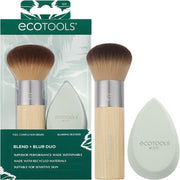 EcoTools Blend + Blur Makeup Brush and Sponge Duo for Liquid & Cream Products Cloud Skin