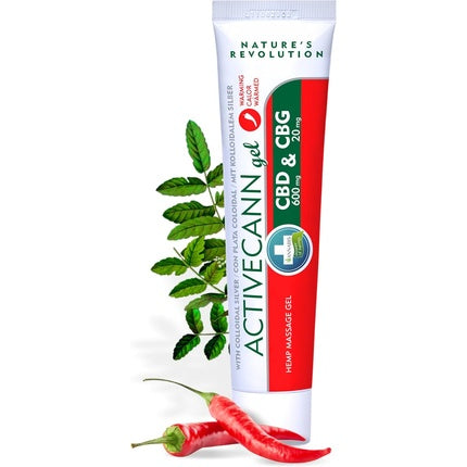 Annabis ACTIVECANN Warming Gel with Hemp Seed Oil, CBD + CBG, Spicy Pepper, Cinnamon 75ml
