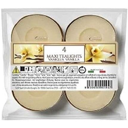 Price's Candles Aladino Vanilla Scented Maxi Tea Lights