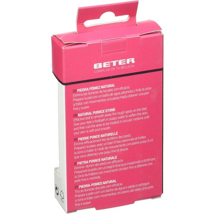 Beter Natural Pumice Stone for Feet Removes Light Calluses and Dead Skin on Feet and Hands Grey
