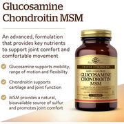 Solgar Extra Strength Glucosamine Chondroitin MSM Tablets 60 Tablets