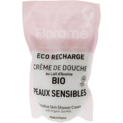 Florame Shower Cream Oat Milk for Sensitive Skin Refillable Organic Eco-Refill 700ml