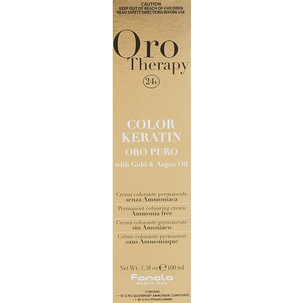 Fanola Oro Therapy Color Keratin 7.0 100ml 7 Medium Blonde 100g