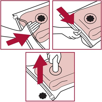 Space Saving Vacuum Bags for Duvet and Pillows 80 x 120 cm Jasmine Fragrance