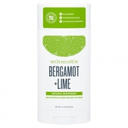 Schmidt's Signature Bergamot And Lime Deo Stick Solid Deodorant