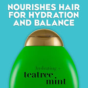 Organix Hydrating Teatree Shampoo Mint 13 Ounce
