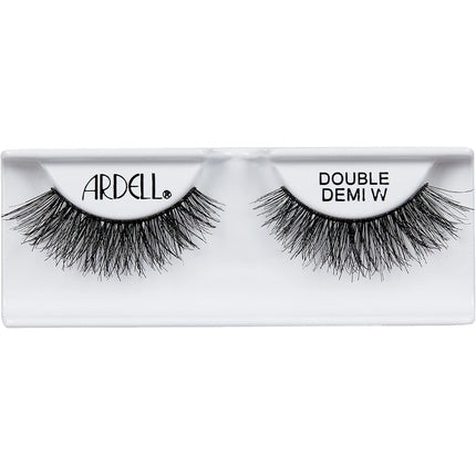 ARDELL Double Up Demi Wispies Real Hair False Eyelashes - Lightweight, Flexible, and Reusable