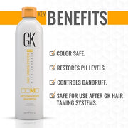 GK HAIR Global Keratin Anti Dandruff Shampoo 8.5 Fl Oz/250ml