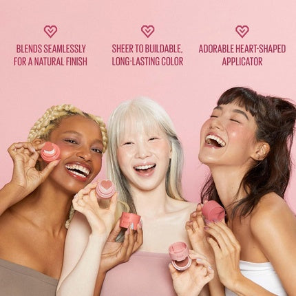 Kaja Blusher Cheeky Stamp 01 Coy Kbeauty Cute Makeup Buildable & Blendable