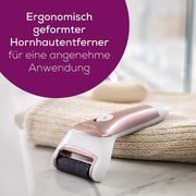 Beurer MP 55 Electric Callus Remover with Callus Rasp, 2 Grinding Attachments, LED Light, and Cleaning Brush for Comprehensive Foot Care - Not Waterproof