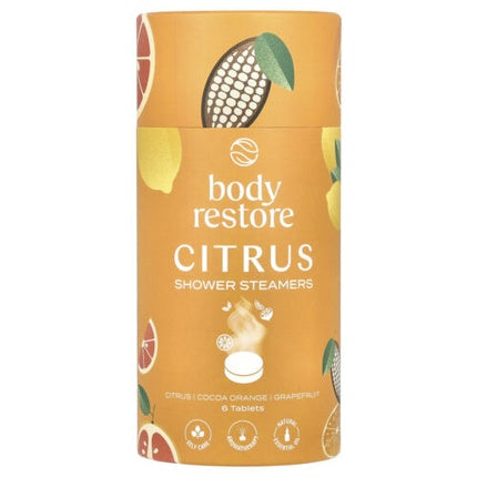 Citrus Shower Steamer 6 Tablets 5.3 Oz
