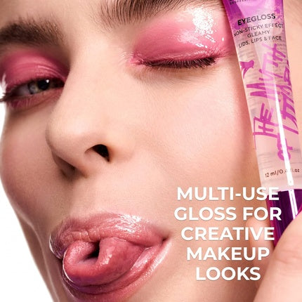 Lamel The Myth of Utopia Eyegloss Weightless Gel Formula Hypoallergenic Trendy Eye Makeup Non-Sticky Transparent Base for All Shades Textures Long Lasting Waterproof 0.41 fl.oz/12ml
