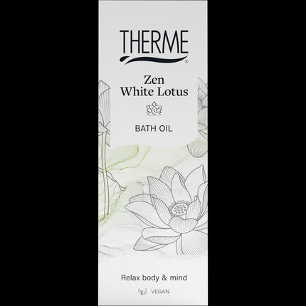Therme Zen White Lotus Bath Oil 100 Ml
