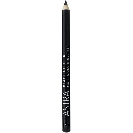 Astra Black Glitter Eye Pencil 00 Deep Black